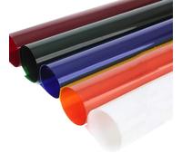 LIFKICH Papel de Filtro de Color para Fotografía en 5 Piezas, Película de Poliéster Reutilizable, Cambia el Color Luz, Adecuado para Decoración y Publicidad
