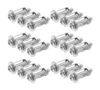 LIFKICH Pernos de Expansión Metálicos M4 Tuercas de Pétalo para Montaje de Placas Matrícula Coche, Aptos para Anclajes en Paredes Huecas y Uso en Garajes y Talleres