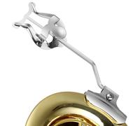 LIFKICH Pinza Resistente de Metal para Trompeta y Trombón Partituras Plata, Compacta Diseño de Exquisita Manufactura para Marchas