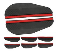 LIFKICH Protector de Lluvia de Pvc Negro Diseño Elegante 8 Piezas para Mejorar la Seguridad Clima para Espejos Retrovisores de Vehículo