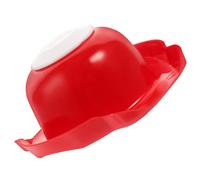 LIFKICH Protector de Mano Rojo para Cortar y Rallar Verduras Soporte para Cortador de Cebolla y Patata Accesorio Seguro y Práctico para Cocina Doméstica 1 Unidad