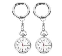 LIFKICH Reloj Colgante para Mujer 2 Piezas, Aleación, Diseño Cómodo Polvo, Adecuado para Doctoras y Enfermeras en Exámenes