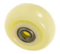 LIFKICH Rueda Silenciosa Industrial de 3 Pulgadas Rodamiento de Rodillos, Rueda de Nylon Resistente al Desgaste para Carrito Direccional en Fábricas y Almacenes