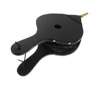 LIFKICH Soplador de Chimenea Portátil Negro de Plástico Ligero para Barbacoa Exterior y Camping, Ventilador Manual para Encender Fuego Rápidamente