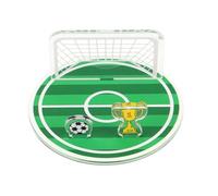 LIFKICH Soporte Acrílico para Smartphone de Fútbol Copa Internacional Exhibidor de Escritorio en Forma de Campo de Fútbol Decoración Deportiva Coleccionable Obsequio para Fanáticos