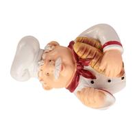 LIFKICH Soporte Adhesivo para Enchufes de Resina, Gancho Organizador de Cables Pequeño, Diseño Chef para Cocina, Ganchos de Pared Prácticos para Almacenamiento y Orden en Hogar