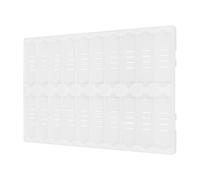 LIFKICH Soporte de Almacenamiento para Portaobjetos de Laboratorio, Bandeja de Plástico para 20 Diapositivas, Superficie Lisa, Tamaño Compacto para Secado y Organización Segura