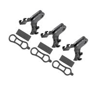 LIFKICH Soporte de Plástico Antideslizante de Linterna Bicicleta para Silicona Fácil de Instalar Porta Matrículas Negro 3 Juegos para Ciclismo