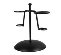 LIFKICH Soporte para Conos de Helado de Hierro Negro Fuerte y Resistente Base Estable, Adecuado para Picnics y Fiestas de Boda, Evita Derrames y Deformaciones