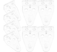 LIFKICH Soportes de Fijación para Persianas Horizontales, Ganchos de Plástico Transparente, 12 Piezas, Recambios para Estores, Compatibles Persianas Venecianas, Resistentes y Fáciles