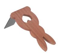 LIFKICH Sujetalibros Antideslizante de Madera Forma de Conejo y Corazón , Soporte Decorativo para Escritos de Escritorio Multifunción para Hogar, Oficina y Biblioteca