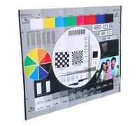 LIFKICH Tarjeta y Ajuste de para Monitor de Calibración de Color y Probador de Lentes Papel Evaluación de Precisión en Cámaras