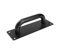 LIFKICH Tirador de Puerta y Ventana de Acero Inoxidable Mango Cuadrado Negro Pequeño para Manijas de Puertas Interiores y Pasamanos Resistente Fácil Instalación