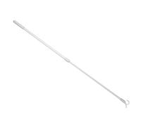 LIFKICH Varilla de Extensión Telescópica de Aluminio 30-60 CM con Gancho, Color Plata, para Persianas en Oficinas y Todos los Espacios