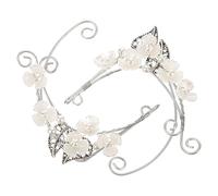 LIFKOME 1 Par De Aretes Colgantes Casuales Con Orejas Para Niñas Aretes Llamativos Estilo Vintage Aretes De Aro De Perlas Aretes De Moda Aretes Sin Perforaciones Aretes De Halloween