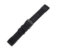 LIFKOME 1 Pc Correa banda reloj accesorio accesorios brillantes mirar pulseras negras reemplazo de muñeca cinturón de muñeca moderno lona de nailon Black