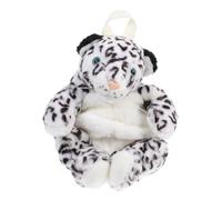 LIFKOME 1 Pieza Mochila De Felpa con Tigre Mochila De Animales De Dibujos Animados Mochila De Felpa De Dibujos Animados Bolsa De Estudiantes Mochila Escolar De Peluche Algodón Black