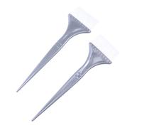 LIFKOME 10 Aplicadores de Tinte Cabello Cerdas de Nylon Plateadas, Kit Profesional Coloración en Salones y Uso Doméstico