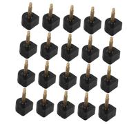 LIFKOME 10 Pares Gorro de reparación de tacón alto Pin de puntas de talón para reparación de calzado. consejos de reparación de zapatos para el talón tapas de tacón cuadrado planchar