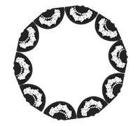 LIFKOME 10 Piezas Abanicos Acrílico Charms Decorativos para Manualidades Accesorios DIY para Carcasas de Teléfono y Adornos Vintage Pequeños