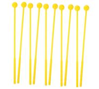 LIFKOME 10 piezas Baquetas Tambor Plástico Resistentes para Palillos Largos para Xilófono y Marimba Accesorios Percusión para Rendimiento Escénico Infantil