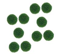 LIFKOME 10 Piezas Mini arbusto simulado Plantas Artificiales Bolas de topiario Falsas Bolas de vegetación para centros de Mesa arbustos Artificiales en Miniatura Esponja Verde
