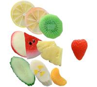 LIFKOME 10 Pinzas Cabello de Mujer Diseño Realista de Frutas Accesorios Pequeños y Kawaii Ideales para Niñas y Uso Diario para Cumpleaños y Cosplay