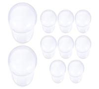 LIFKOME 10 Soportes para Sombreros de Pvc Blancos, Organizador Compacto y Ligero para Gorras, Adecuado para Viajes y Almacenamiento