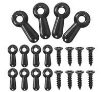 LIFKOME 100 Piezas Clips de Soporte para Marcos de Fotos, Botón Giratorio de Hierro Galvanizado Tornillos para Colgar Cuadros Pequeños, Kit para Manualidades y Decoración de Pared