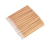 LIFKOME 100 piezas de Algodón con Punta Bastoncillos de Madera para Maquillaje y Limpieza Herramienta Cosmética para Salón y Hogar