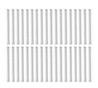 LIFKOME 100 Piezas Muelles Metálicos de Hierro 28 CM para Manualidades DIY Accesorios para Pinzas de Pelo y Decoración Interior de Coche Piezas Resistentes y Versátiles para Bricolaje