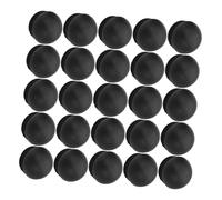 LIFKOME 100 Piezas Tapones Plásticos Redondos para Tubos Unidades Resistentes Altas Temperaturas Sellado Hermético para Patas de Muebles Tuberías Químicas Industriales Color Negro