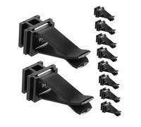 LIFKOME 10piezas Clips De Ventilación Para Aire Acondicionado Del Coche Accesorios De Ventilación Diseño Fácil Instalación Ambientador Para Auto Color Negro