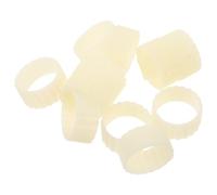 LIFKOME 12 Piezas Abrazadores de Silicona para Velas Cónicas Adaptadores Antideslizantes y Reductores de Base Compatibles con Portavelas Estándar para Bodas Iglesias Fiestas y Decoración