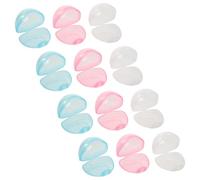 LIFKOME 12 Piezas Caja Portachupetes Transparente con Tapa Resistente Impactos y Polvo Organizador Portátil para Chupetes de Niña Contenedor Higiénico y Compacto para Viajes y Hogar