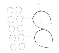 LIFKOME 12 Piezas Kit de Diademas con Muelle para DIY Accesorio para Pelo con Mecanismo Seguro Ligero y Portátil Compatible Tipo de Cabello para Fiestas y Conciertos para Mujer y Niña