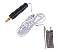 LIFKOME 15 Piezas Mini Taladro Eléctrico Portátil USB Taladro de Mano para Manualidades Joyería y Bricolaje Incluye Accesorios para Perforación y Proyectos de