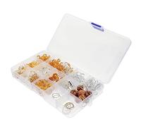 LIFKOME 158piezas Hebillas Cabello Anillos Para Trenzar Kit Aleación Para Diy y Del Cabello