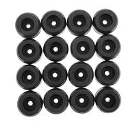 LIFKOME 16piezas Almohadillas para Pies Prueba De Golpes De Parachoques para Pies De Goma Almohadilla para Patas De Gabinete De Amplificador Uso Mesas De Amplificador y Altavoces