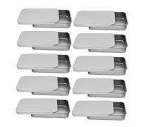 LIFKOME 18 Piezas Caja bálsamo caixas arrumação storage box caso especias caja hojalata diapositiva vacía latas metal casos hojalata Almacenamiento puede lata pequeña