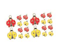 LIFKOME 2 Juegos Encantos Del Llavero Encantos De La Pulsera Pequeños Dijes Para Joyas Cuentas Para Pulseras Equipo Encantos Para Manualidades Diy Rosario Aleación 10 Uds * 2
