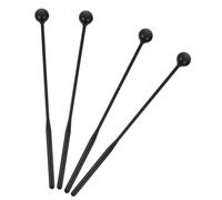 LIFKOME 2 pares Baquetas de Goma y Plástico para Marimba y Xilófono Accesorios de Percusión para Estudiantes Mango Antideslizante y Superficie Pulida Duraderas y para Práctica Musical