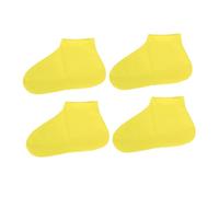 LIFKOME 2 Pares Cubrezapatos Impermeables de Látex Resistentes al Desgaste Antideslizantes y Profesionales para Lluvia de Talla Protección Práctica y Duradera para Calzado