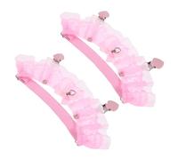 LIFKOME 2 Pcs Golpes De Muslo Para Mujeres Anillos De De Estilo Lolita Guardián De Calcetín No Deslizantes Bandas De De Novia Suave Leiges De De Boda