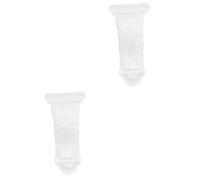 LIFKOME 2 Piezas Adorno Decorativo para Esquinas de Sala de Estar de Estilo Ligero y Duradero Decoración Elegante para Muebles y Estantes Múltiples Colores
