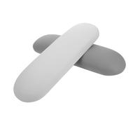 LIFKOME 2 Piezas Almohada para Manicura Reposamanos Antideslizante Base Estable Cojín para Arte de Uñas y Gris para Salón Profesional