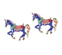 LIFKOME 2 Piezas Broche De Poni Decorativo Pequeño Broche Antiguo Ropa Alfileres De Animales Broche De Animales Broche Para Mujer Alfiler De Sombrero Para Hombres Pasador De Mochila Metal