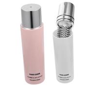 LIFKOME 2 piezas Cepillo Rodillo Retráctil para Compacto y Ligero Antiestático para Cabello Rizado y Viaje de Unidades y Rosa para Mujeres