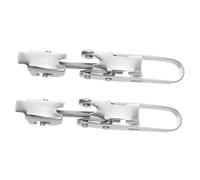 LIFKOME 2 Piezas Cierre Rápido Inoxidable para Pestillo Conectado para Sellado Hermético Seguro y Resistente Accesorio para Industrias Químicas y Alimentarias