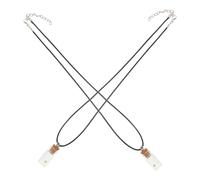 LIFKOME 2 Piezas Collar de Semillas de Mostaza con Vial de Vidrio para Hombres y Mujeres Joyería Cristiana Inspiradora con Colgante Botella Regalo Espiritual Unisex para Fe y Motivación